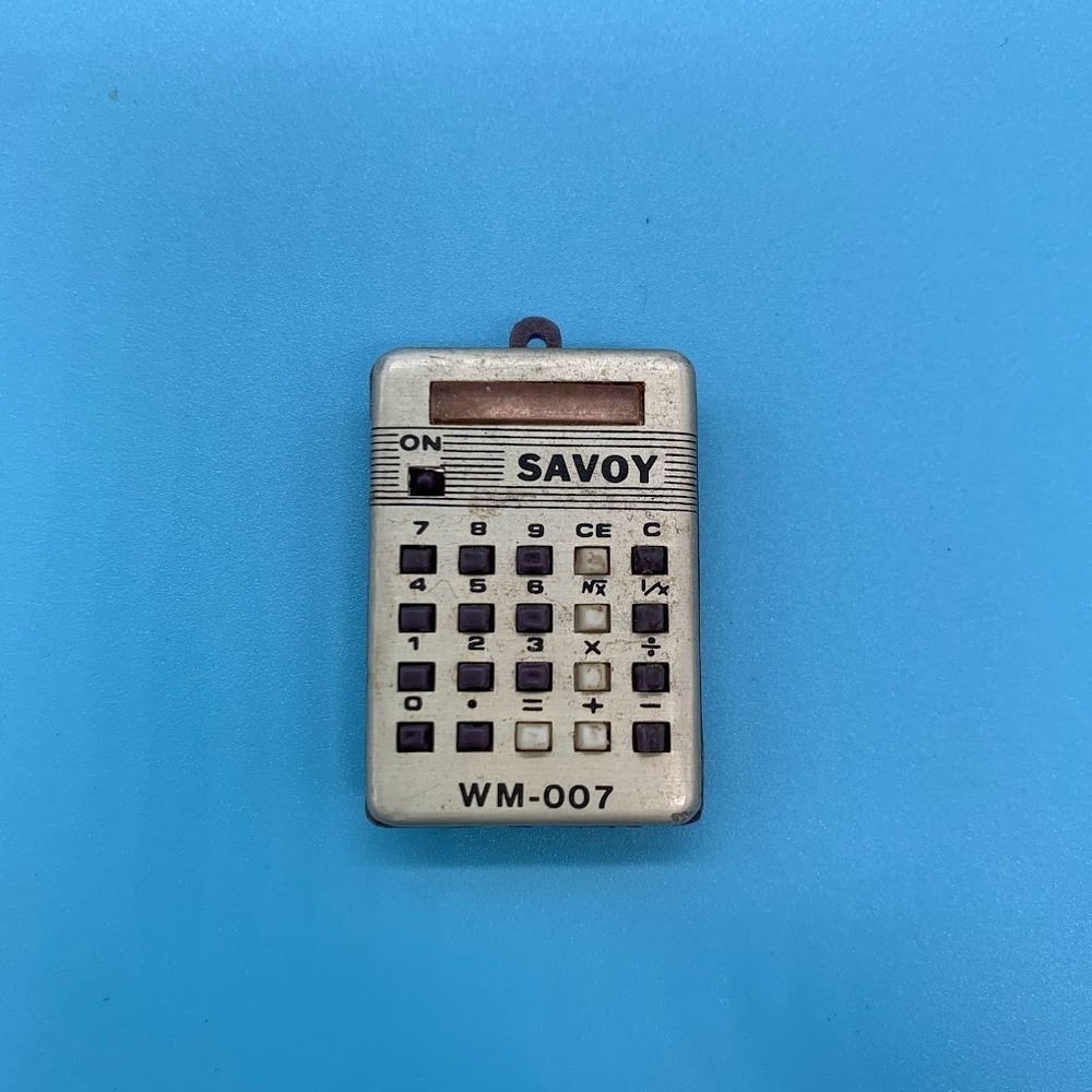 Vintage‎ Savoy WM-007 Miniature Calculator Fridge Magnet Figurine Toy Charm